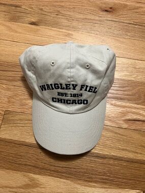 Champion Beige Baseball Cap with Navy Embroidery